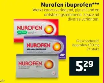 Trekpleister Nurofen ibuprofen aanbieding