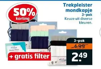 Trekpleister Mondkapje aanbieding