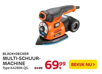 Praxis Tuincentrum Black+decker multi-schuurmachine aanbieding