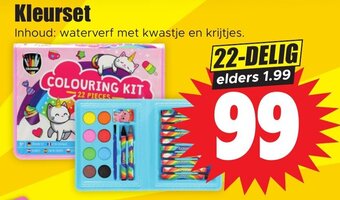 Dirk Kleurset 22-DELIG aanbieding