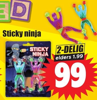 Dirk Sticky ninja aanbieding