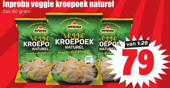 Dirk Inproba veggie kroepoek naturel 80g aanbieding