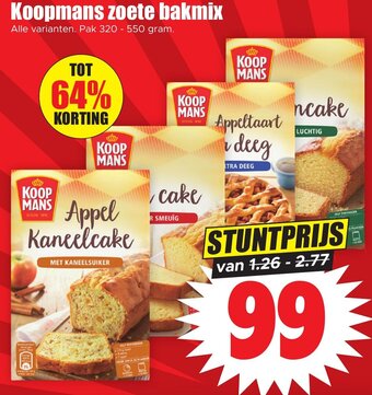 Dirk Koopmans zoete bakmix aanbieding