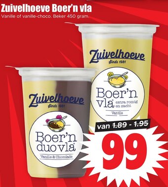 Dirk Zuivelhoeve Boer'n vla 450g aanbieding