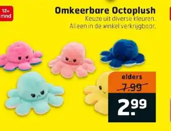 Trekpleister Omkeerbare octoplush aanbieding