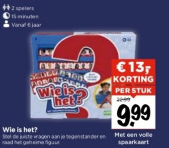 Vomar Voordeelmarkt Wie is het? aanbieding