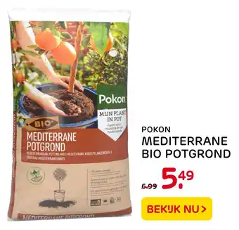 Praxis Tuincentrum Pokon mediterrane bio potgrond aanbieding