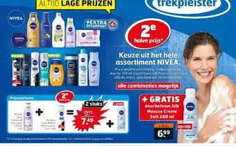 Trekpleister Keuze uit het hele assortiment NIVEA aanbieding