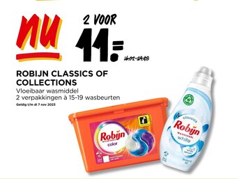 Jumbo ROBIJN CLASSICS OF COLLECTIONS 2 verpakkingen à 15-19 wasbeurten aanbieding