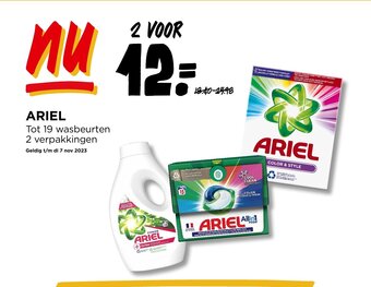 Jumbo ARIEL Tot 2 verpakkingen aanbieding