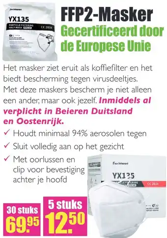 Gezond & Wel FFP2-masker aanbieding