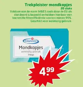 Trekpleister Mondkapjes aanbieding