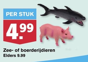 Hoogvliet Zee- of boerderijdieren aanbieding