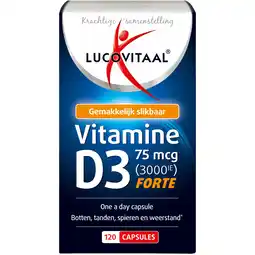 Albert Heijn Lucovitaal vitamine d3 75mcg aanbieding