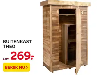 Praxis Tuincentrum Buitenkast theo aanbieding