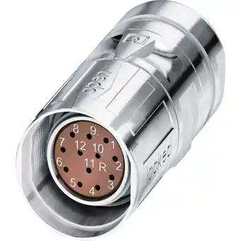 Conrad M23 feedbackconnector met speedcon 1619472 ca-12f1n8a85dus zilver phoenix contact inhoud: 1 stuk(s) aanbieding