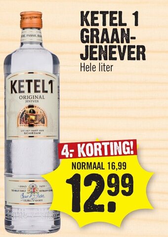 Super Dirck 3 KETEL 1 GRAANJENEVER aanbieding