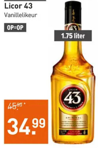 Gall & Gall Licor 43 Vanillelikeur aanbieding