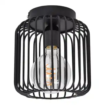 fonQ Urban interiors wiro plafondlamp - zwart - metaal - 20x18 aanbieding