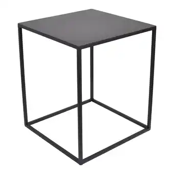 fonQ Loft42 aron bijzettafel vierkant - zwart metaal - 38x38x40 aanbieding