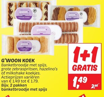 Dekamarkt G'WOON KOEK aanbieding