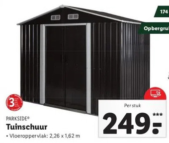 Lidl Tuinschuur aanbieding