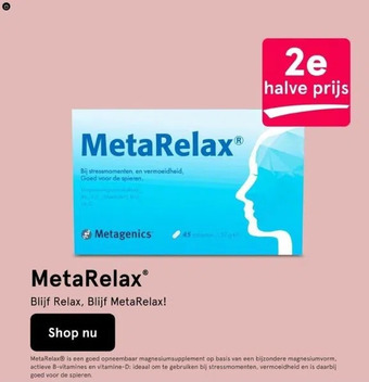 Etos MetaRelax aanbieding