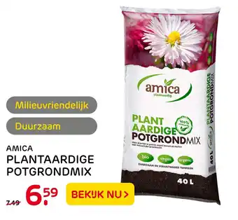 Praxis Tuincentrum Amica plantaardige potgrondmix aanbieding