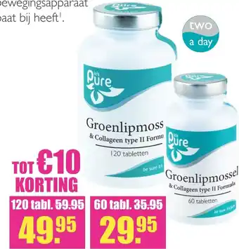 Gezond & Wel Groenlipmoss aanbieding