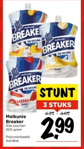 Vomar Voordeelmarkt Melkunie breaker aanbieding