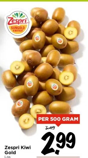 Vomar Voordeelmarkt Zespri kiwi gold aanbieding