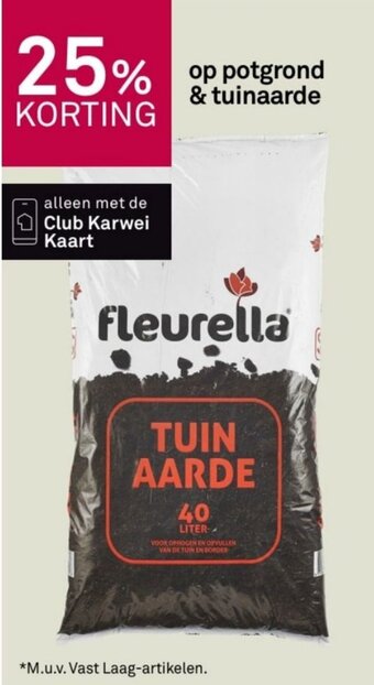 Karwei potgrond & tuinaarde aanbieding