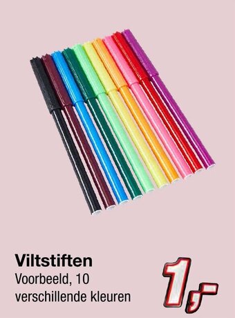 Kik Viltstiften aanbieding