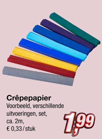 Kik Crêpepapier aanbieding