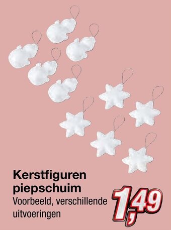 Kik Kerstfiguren piepschuim aanbieding