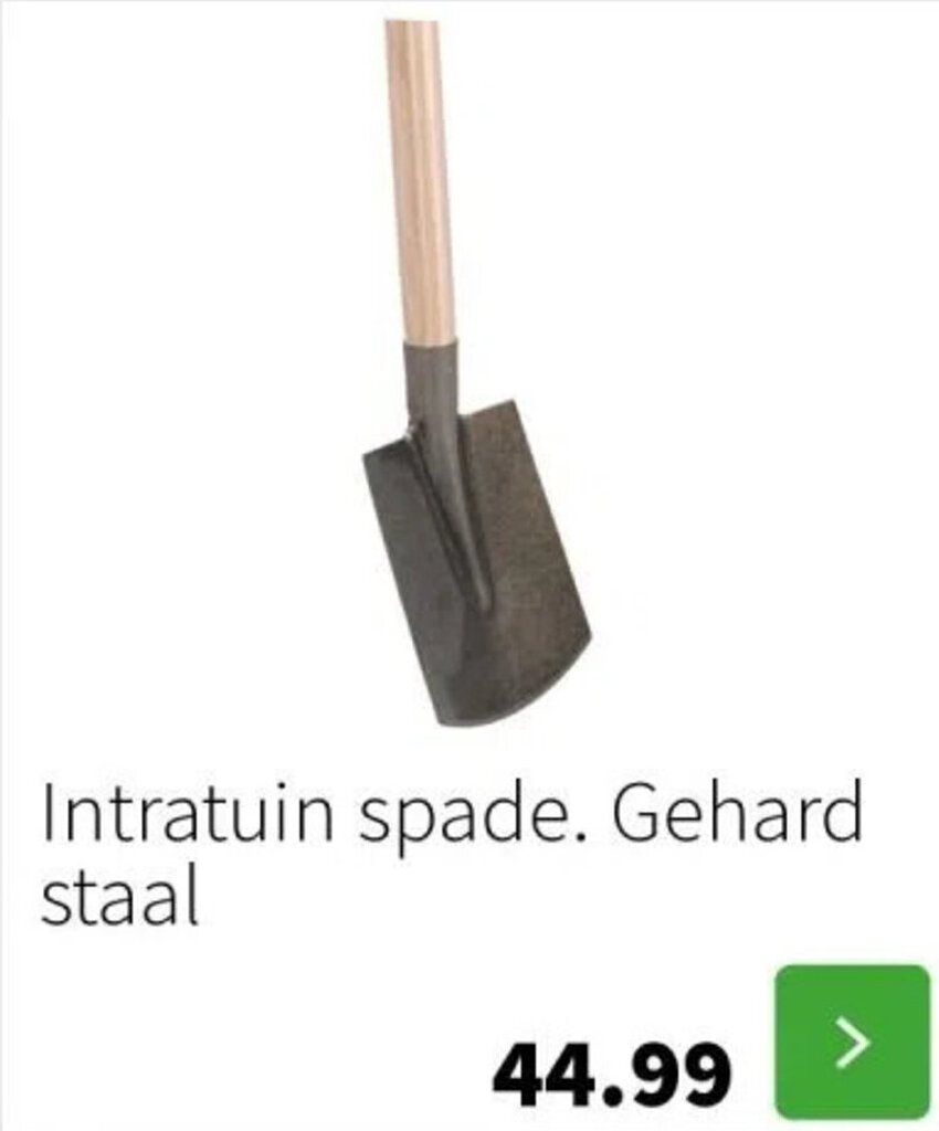 Intratuin spade. aanbieding bij Intratuin