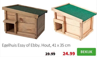 Intratuin Egelhuis Essy of Ebby. Hout, 41 x 35 cm aanbieding