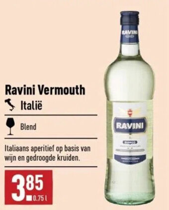 ALDI Ravini Vermouth 0.75L aanbieding