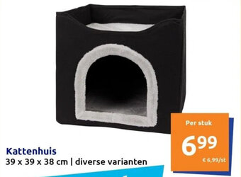 Action Kattenhuis 39 x 39 x 38 cm aanbieding