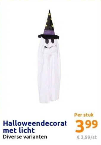 Action Halloweendecorat met licht aanbieding