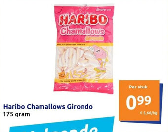 Action Haribo Chamallows Girondo 175 gram aanbieding