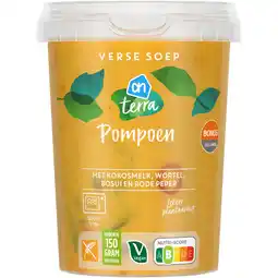 Albert Heijn Ah verse soep pompoen aanbieding