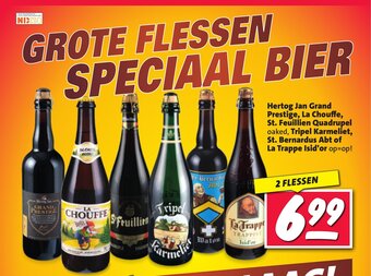 Nettorama Hertog Jan Grand Prestige, La Chouffe, St. Feuillien Quadrupel oaked, Tripel Karmeliet, St. Bernardus Abt of La Trappe Isid' aanbieding