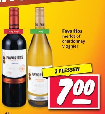 Nettorama Favoritos 2 flessen aanbieding