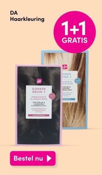 DA Da haarkleuring aanbieding