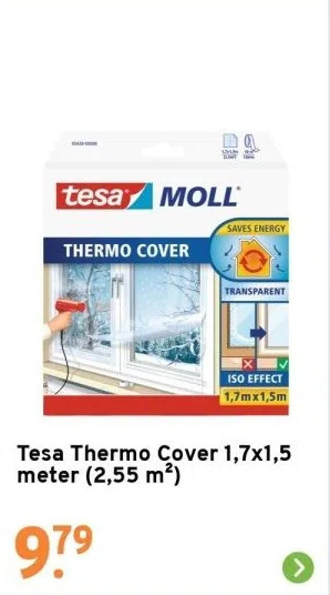 GAMMA Tesa thermo cover 1,7x1,5 meter (2,55 m²) aanbieding