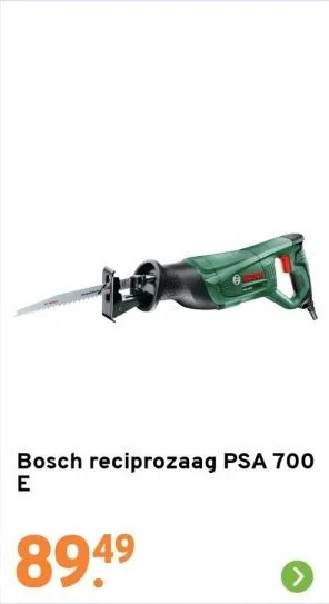 GAMMA Bosch reciprozaag psa 700 e aanbieding