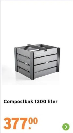 GAMMA Compostbak 1300 liter aanbieding