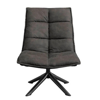 Leen Bakker Fauteuil clay - antraciet aanbieding