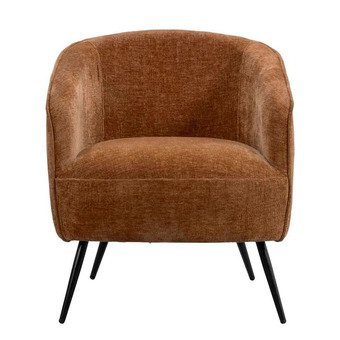 Leen Bakker Fauteuil carlton - stof - bruin aanbieding